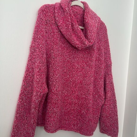 Free People Oversized Cowlneck Sweater S - Picture 3 of 8